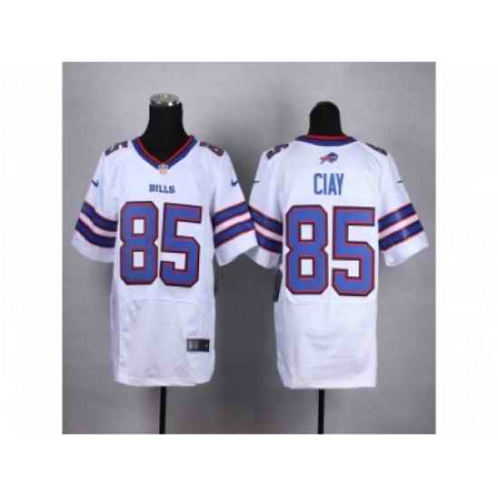 Nike Buffalo Bills 85 Ciay white Elite NFL Jersey
